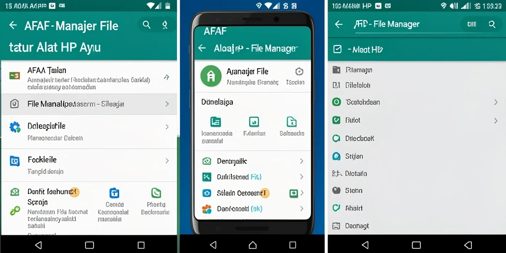 Tangkapan layar antarmuka AFAF yang memudahkan pengelolaan file.