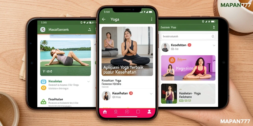 Antarmuka MAPAN777 yang menarik dan mudah digunakan untuk latihan Yoga.