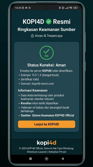 Halaman Resmi Kopi4D untuk Pengguna Android